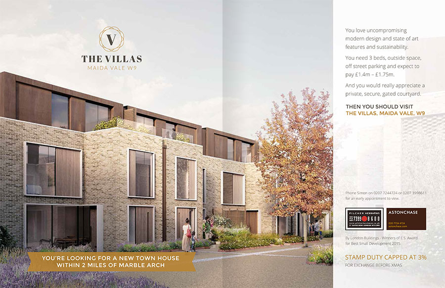 The Villas Press Ad Double Page Spread