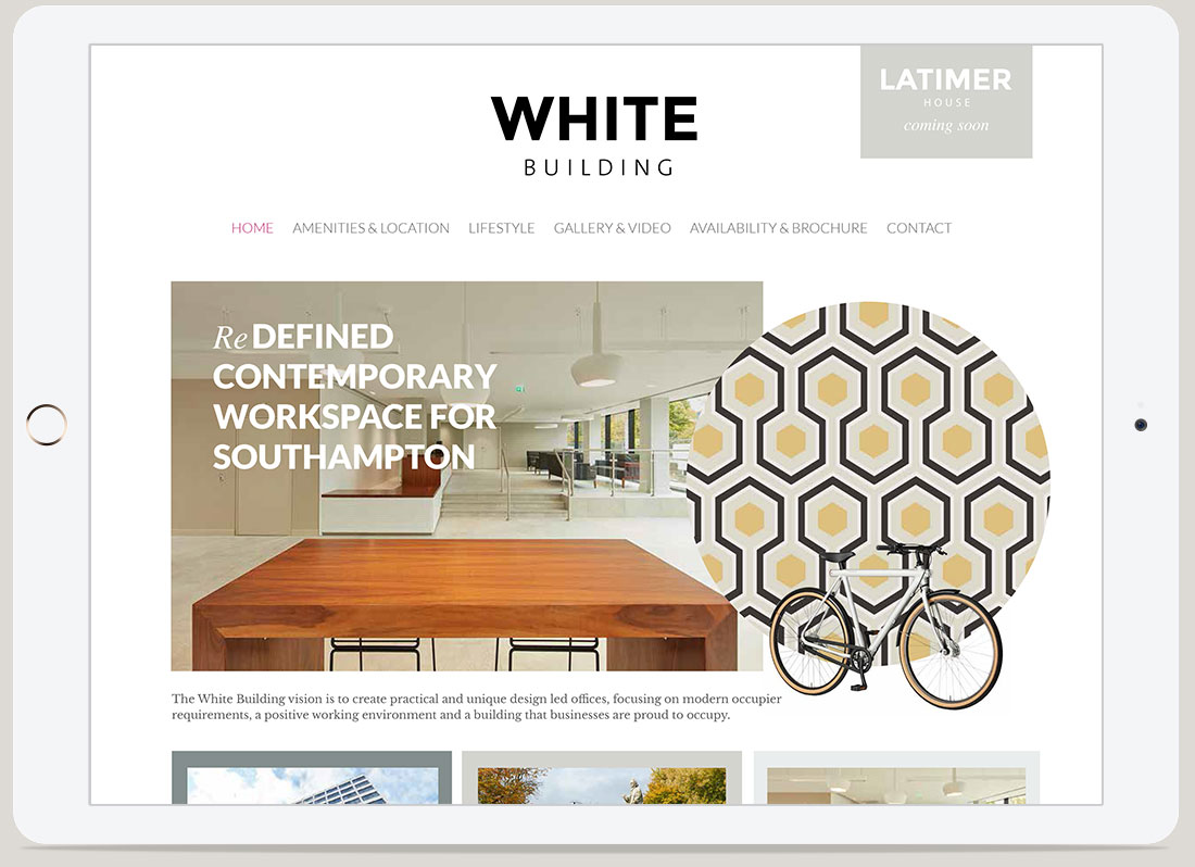White Building Website Design and Build